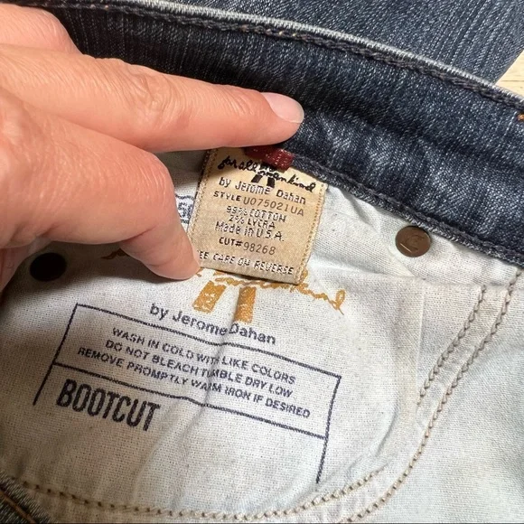 Seven for all mankind boot cut jeans size 28 - Picture 10 of 10